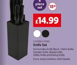 Lidl LIVARNO HOME Knife Set offer