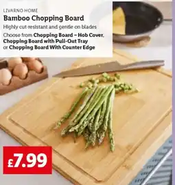 Lidl LIVARNO HOME Bamboo Chopping Board offer