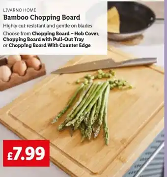 Lidl LIVARNO HOME Bamboo Chopping Board offer