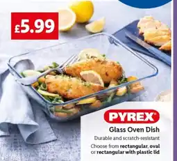 Lidl Glass Oven Dish offer