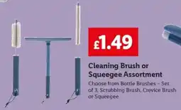 Lidl Cleaning Brush or Squeegee Assortment offer