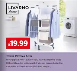 Lidl Tower Clothes Airer offer