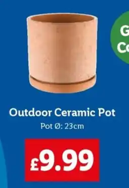 Lidl Outdoor Ceramic Pot offer