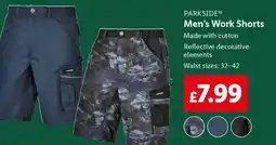 Lidl PARKSIDE Men's Work Shorts offer