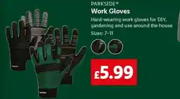 Lidl PARKSIDE Work Gloves offer