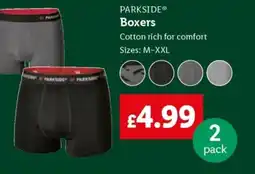 Lidl PARKSIDE Boxers offer
