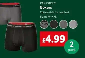 Lidl PARKSIDE Boxers offer