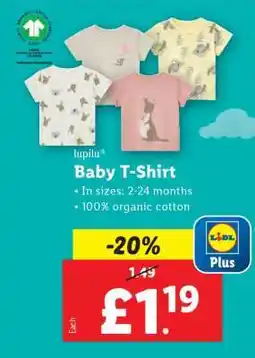 Lidl lupilu Baby T-Shirt offer