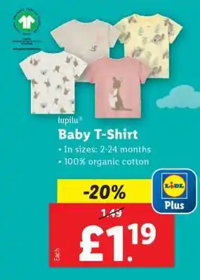 Lidl lupilu Baby T-Shirt offer