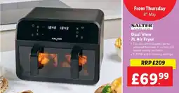 Lidl Salter Dual View 7L Air Fryer offer