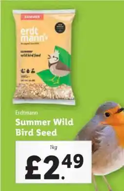 Lidl Erdtmann Summer Wild Bird Seed offer