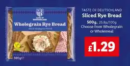 Lidl Sliced Rye Bread offer