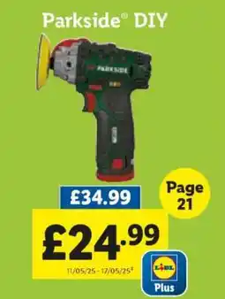 Lidl Parkside DIY offer