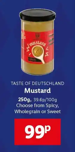 Lidl Mustard offer