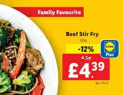 Lidl Beef Stir Fry offer