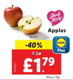 Lidl Pink Lady Apples offer