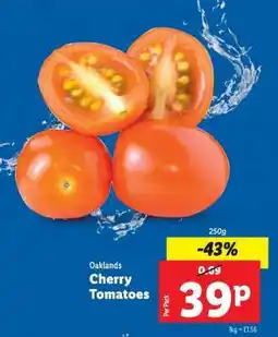 Lidl Oaklands Cherry Tomatoes offer