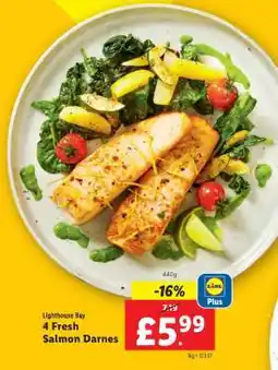 Lidl 4 Fresh Salmon Darnes offer