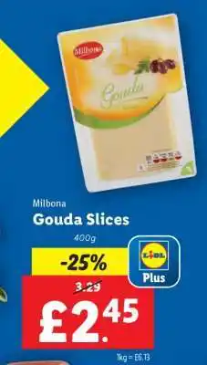 Lidl Milbona Gouda Slices offer