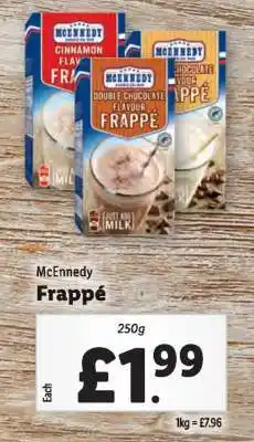 Lidl McEnnedy Frappé offer