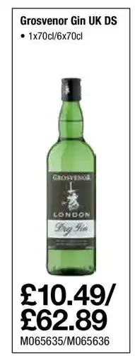 Makro Grosvenor Gin UK DS offer