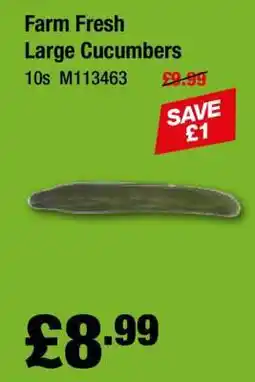 Makro Farm Fresh Large Cucumbers offer