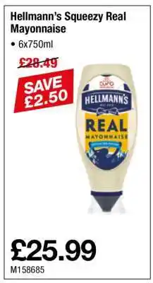 Makro Hellmann’s Squeezy Real Mayonnaise offer