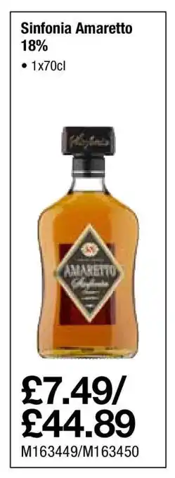 Makro Sinfonia Amaretto 18% offer