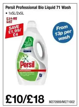 Makro Persil Professional Bio Liquid 71 Wash offer