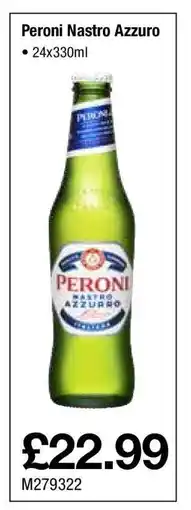 Makro Peroni Nastro Azzuro offer