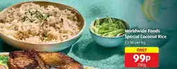 Aldi Worldwide Foods Special Coconut Rice offer