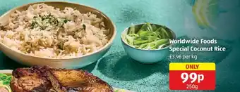 Aldi Worldwide Foods Special Coconut Rice offer