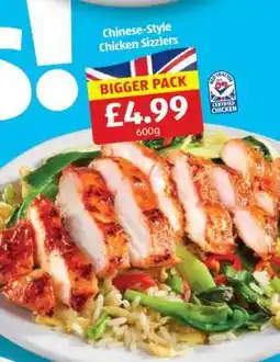 Aldi Chinese-Style Chicken Sizzlers offer