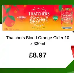 Asda Thatchers Blood Orange Cider offer