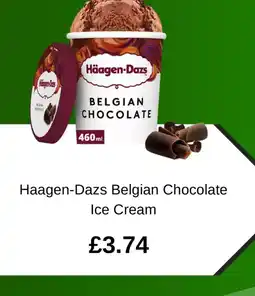 Asda Haagen-Dazs Belgian Chocolate Ice Cream offer