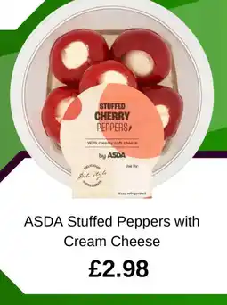 Asda ASDA Stuffed Peppers with Cream Cheese offer