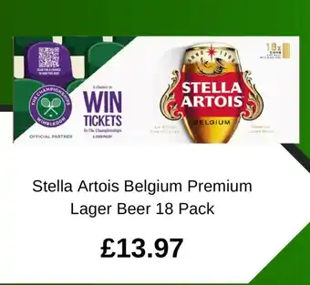 Asda Stella Artois Belgium Premium Lager Beer offer