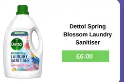 Morrisons Dettol Spring Blossom Laundry Sanitiser offer