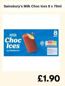 Sainsbury's Sainsbury's Milk Choc Ices offer