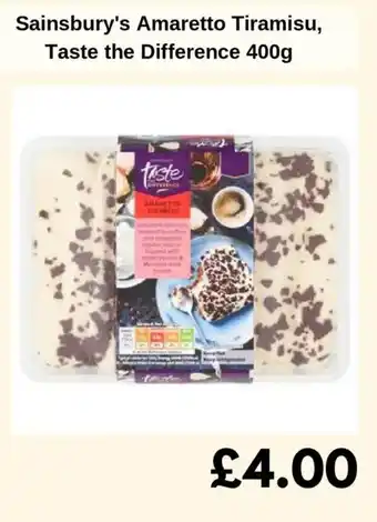 Sainsbury's Sainsbury's Amaretto Tiramisu, Taste the Difference offer