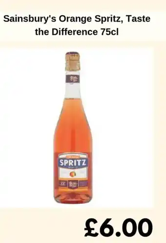 Sainsbury's Sainsbury's Orange Spritz, Taste the Difference offer