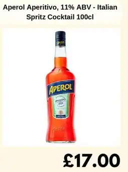 Sainsbury's Aperol Aperitivo, 11% ABV - Italian Spritz Cocktail offer