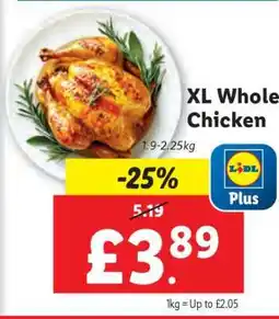 Lidl XL Whole Chicken offer