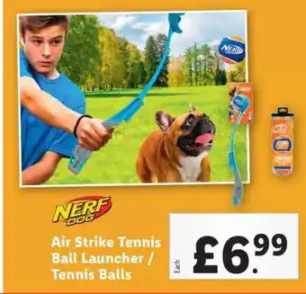Lidl Nerf Dog Air Strike Tennis Ball Launcher / Tennis Balls offer