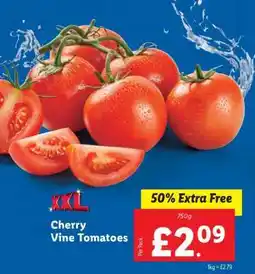 Lidl Cherry Vine Tomatoes offer