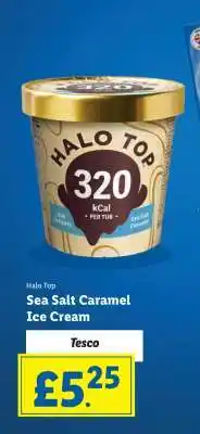 Lidl Halo Top Sea Salt Caramel Ice Cream offer