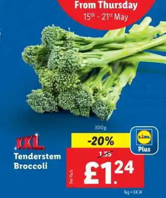 Lidl XXL Tenderstem Broccoli offer