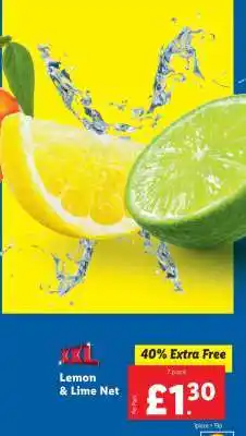 Lidl Lemon & Lime Net offer