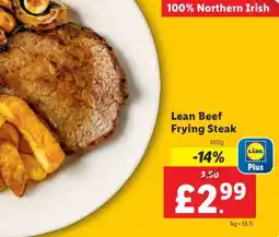 Lidl Lean Beef Frying Steak offer