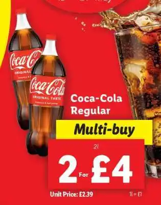 Lidl Coca-Cola Regular offer